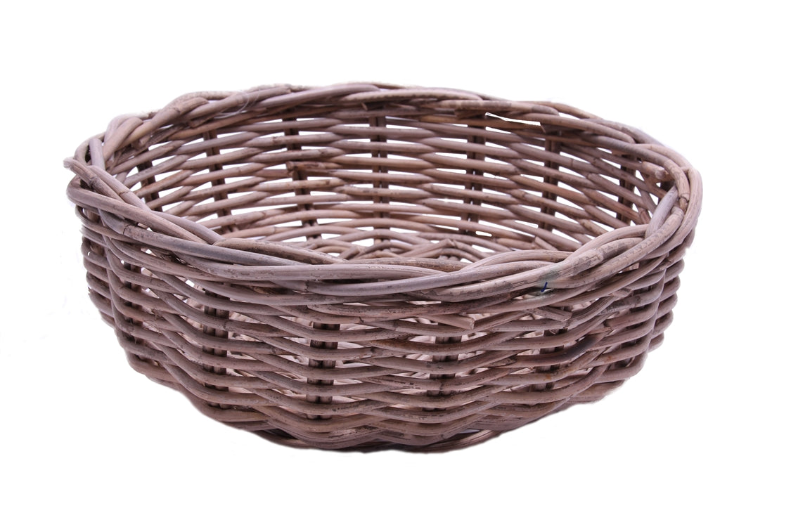 Korbschale aus Rattangeflecht