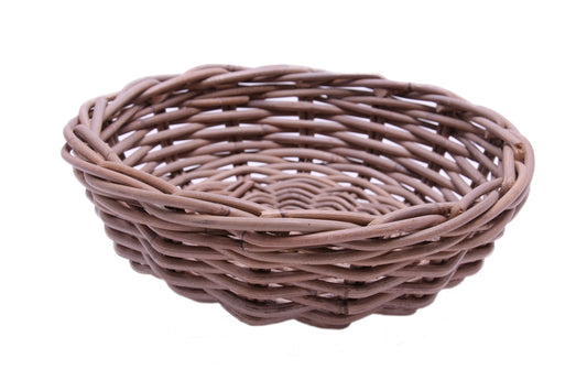 Korbschale aus Rattangeflecht